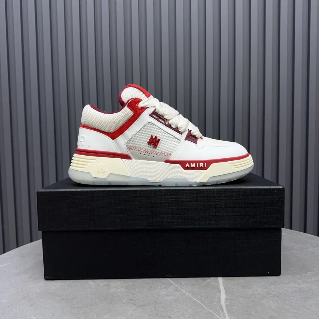 Men's shoes 💰660💰 AMIRI AMIRI trendy brand hot sale 🔥 Available all year round, couples 💑 Official website synchronization Imported fabrics 1⃣️ vs 1⃣️ replica, original factory special original sole, 35-45 (45. non-refundable)